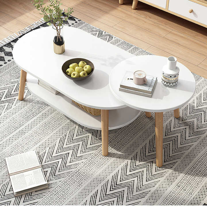 Creative coffee table combination simple modern living room round table 