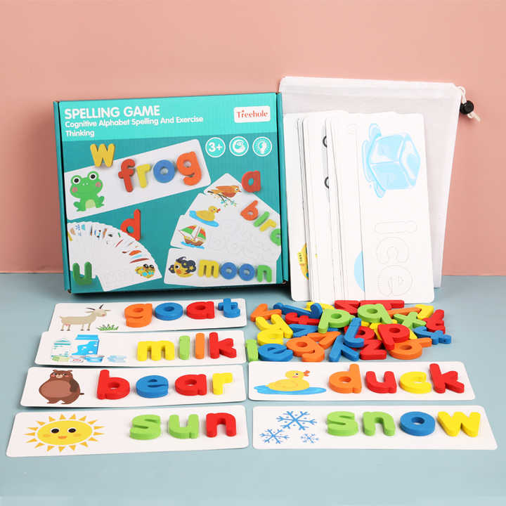Educational games alphabet cubes 