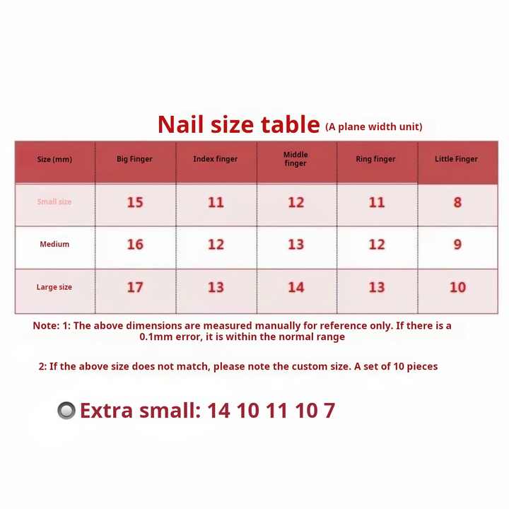 Artificial nails