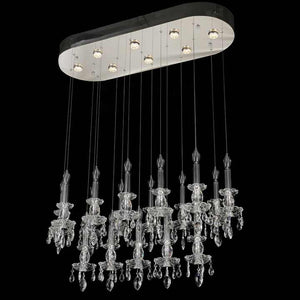 tall crystal chandeliers 
