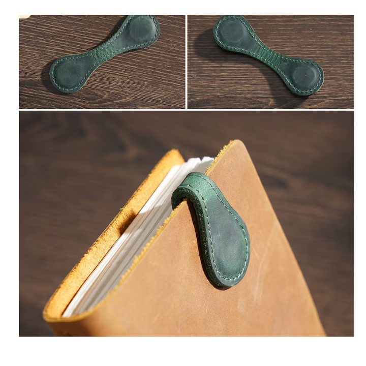RTS Leather Magnetic Bookmark 