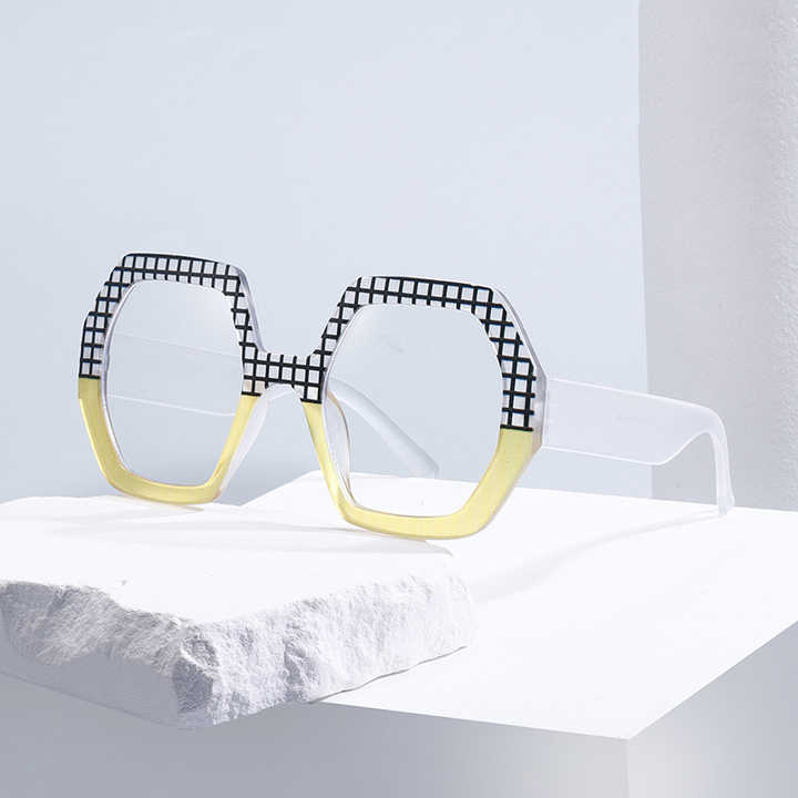 Women Geometric Square - New Oversized Glasses for Women 