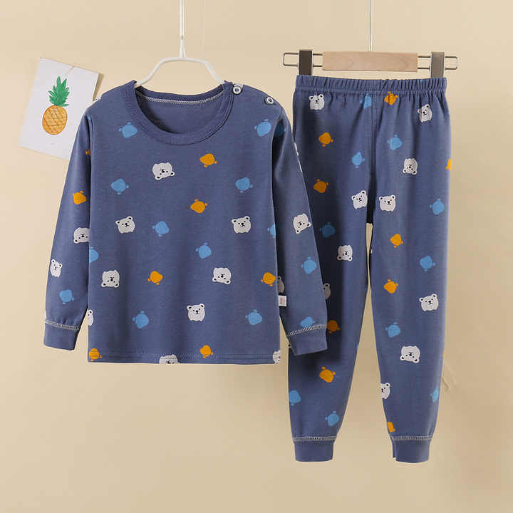 Long sleeve children's clothing set 
