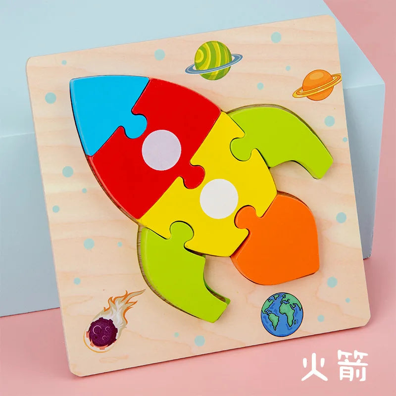 Educational games, wooden puzzles 