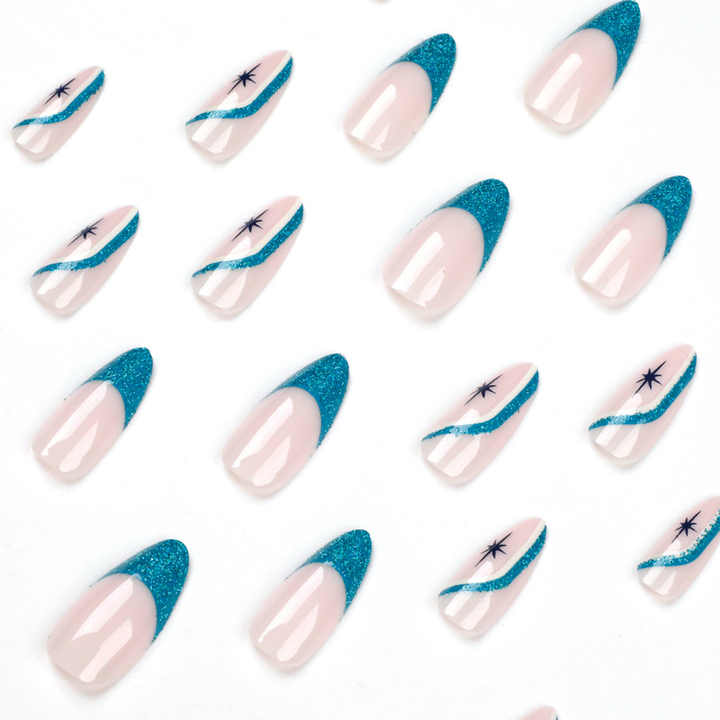 Nail Art Glossy French 