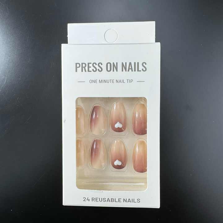 Short Medium Ballerina Nails 