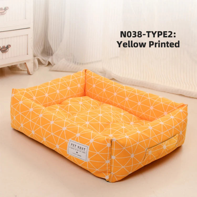 كبير متوسط الكلاب القطط للماء مكافحة زلة أسفل الحيوانات الأليفة سرير لينة أريكة سرير كلب- مفارش