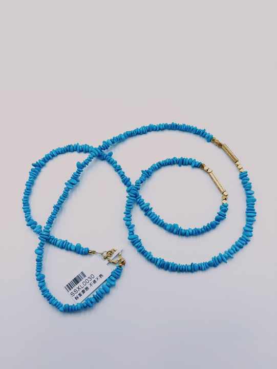 long turquoise necklace 