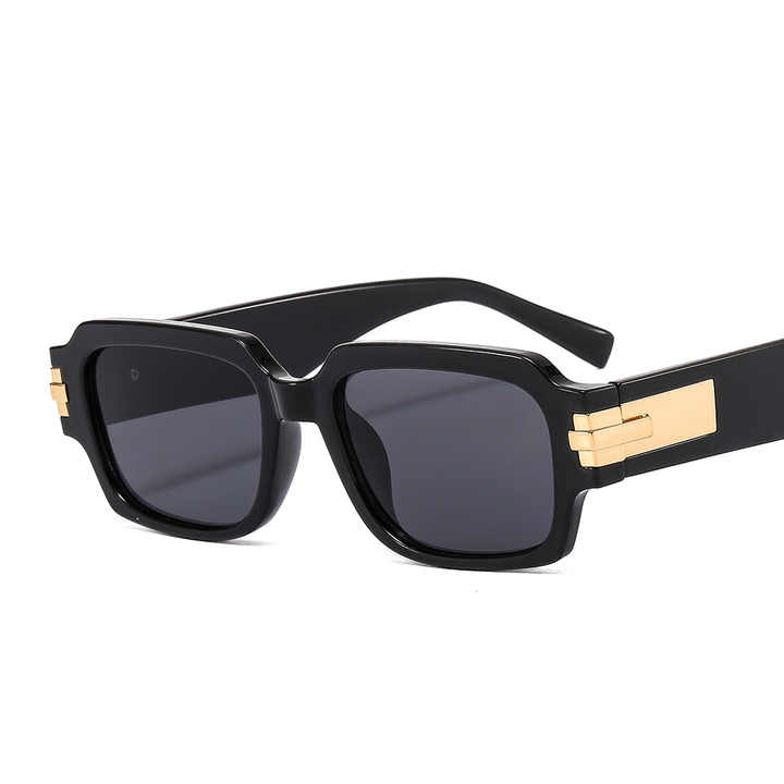 Classic Small Square Honey Color Sunglasses 