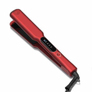 Dual-heat hair straightener 
