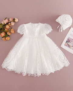 Little Girls Baptism Dresses Lace Special Occasion Dress 