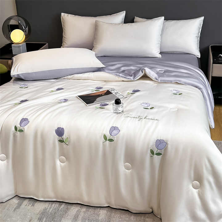 Luxury Bedding Set Full Embroidery Series Exquisite 