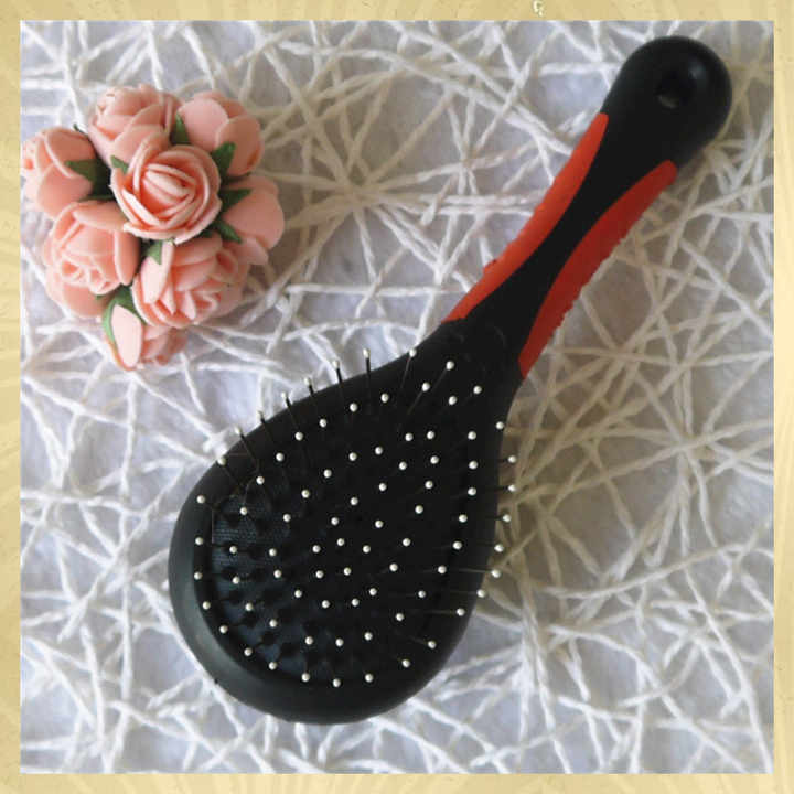 مزدوجة من جانب الكلب الحيوانات الأليفة القط جرو كلب تنظيف الشعر الاستمالة كومبو فرشاة مع دبابيس معدنية و PP شعيرات Double Sided Pet Dog Cat Puppy Dog Hair Cleaning Grooming Combo Brush with Metal Pins and PP Bristles