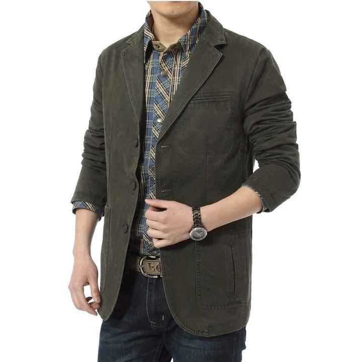 Men's cotton T-shirt with sleeves 