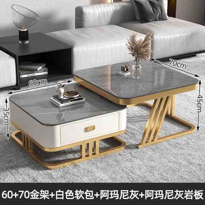 Luxury light coffee table. 