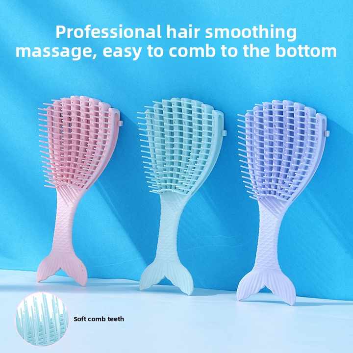 Fashion Scallop Massage Styling Comb 