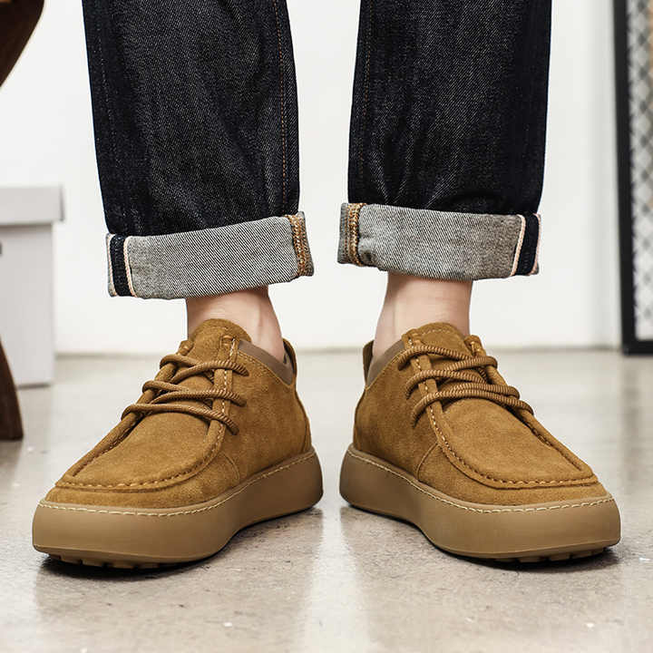 New leather sneakers