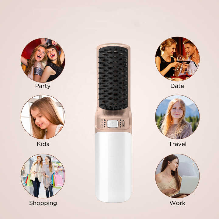 hair straightening brush 
