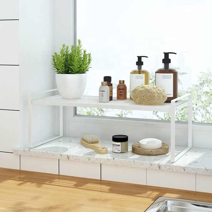 Stackable Home Utensil Cabinet Organizer for Kitchen Storage 