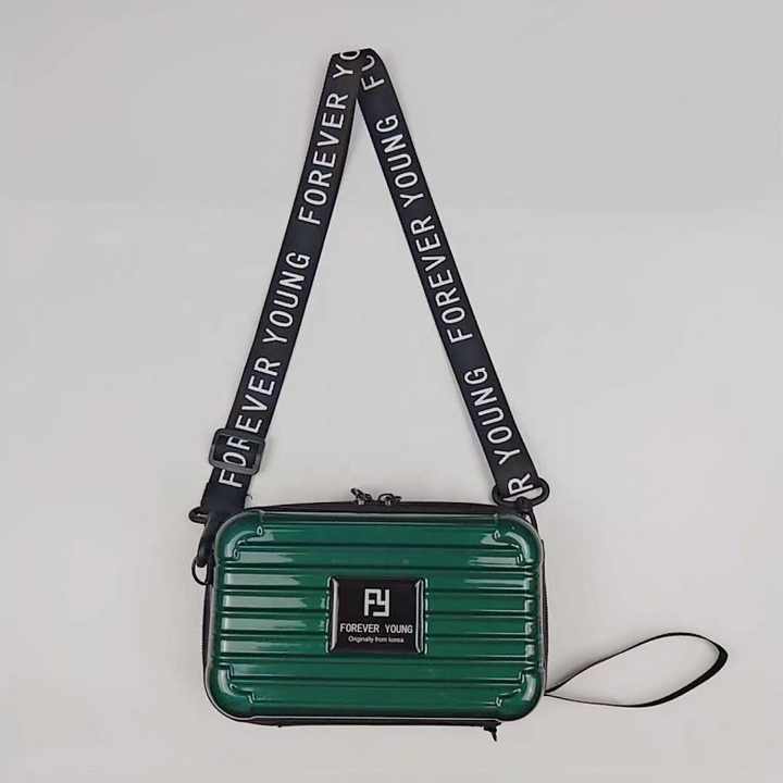 حقيبة كتف واحدة من البلاستيك الصلب للنساء  - Women's   Female Hard Shell Plastic Single Shoulder