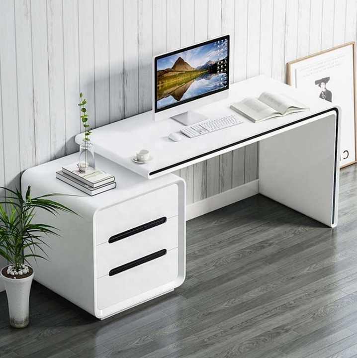 simple wooden desk