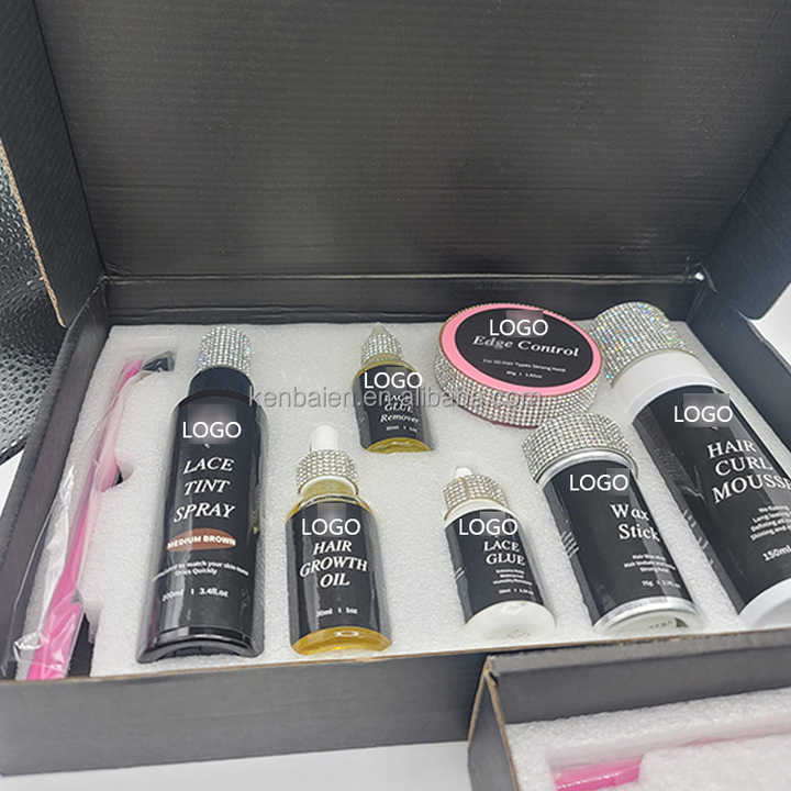 Custom Your Logo Wig Install Boxes Private Label. 