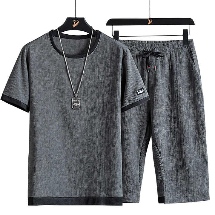 Men's Breathable T-Shirt Pants 