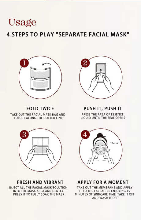 اطقم العنايه -  قناع وجه هيدروجيل بحقن الكولاجين