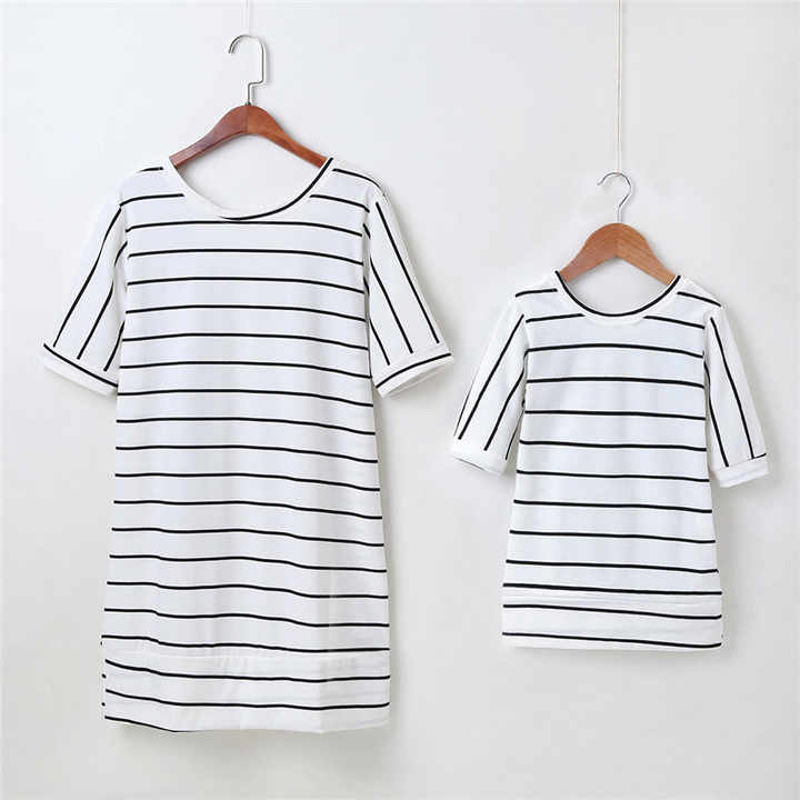 وصول جديد بالجملة أمي وابنه مطابقة ملابس الأم وأنا مجموعات ملابس قصيرة New Arrival Wholesale Mom and Son Matching Clothes Mommy and Me Short Sleeve Outfits Sets