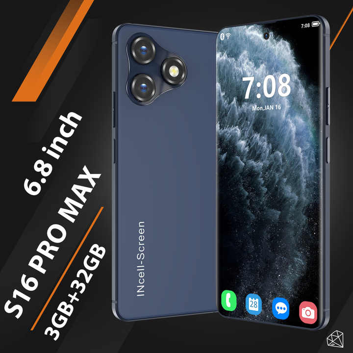 Smartphone 16 Pro 4G 3G + 32GB 5+8inch New Smart TV 16 Pro 4G 3G + 32GB 5+8inch 