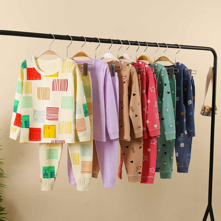Long sleeve children's clothing set 