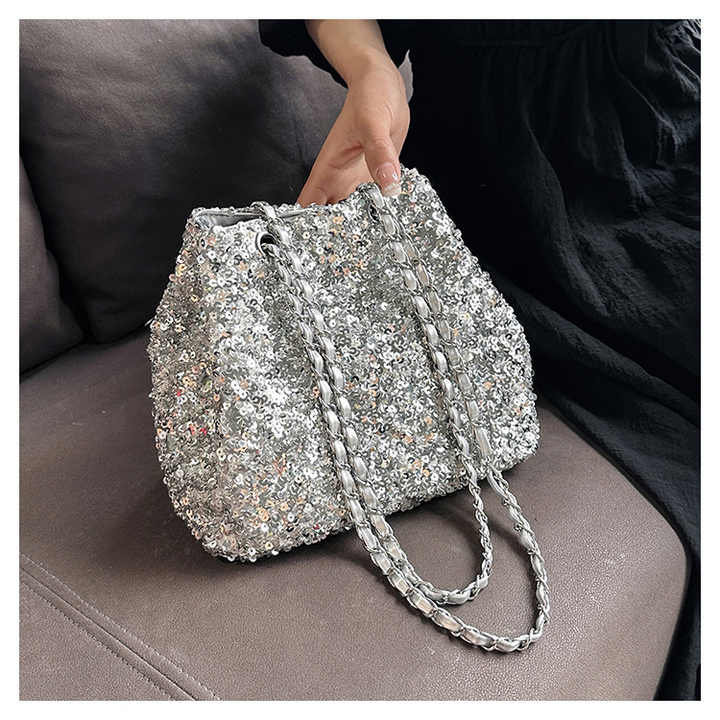 Elegant sequin women's handbag