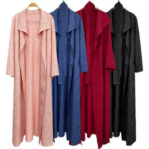 Miyake colorful abaya