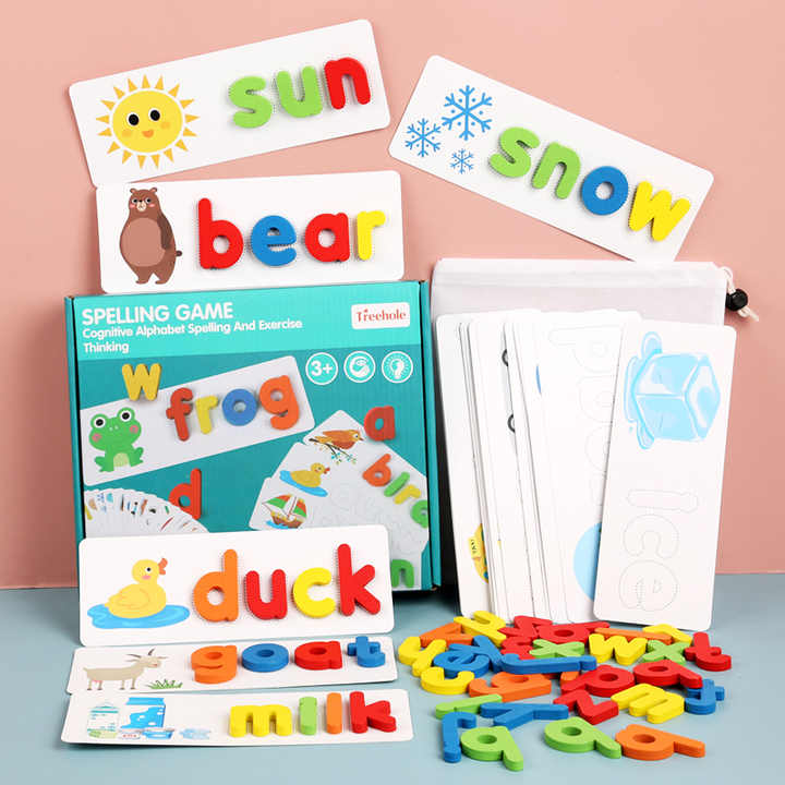 Educational games alphabet cubes 
