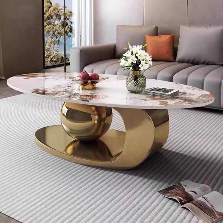 Modern Luxury Mobile Small Round Coffee Tables. 