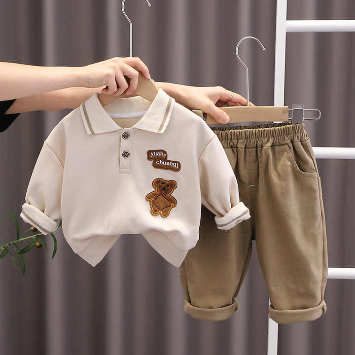Boys' pants, children's clothing, two-tone, heavy sweaters 