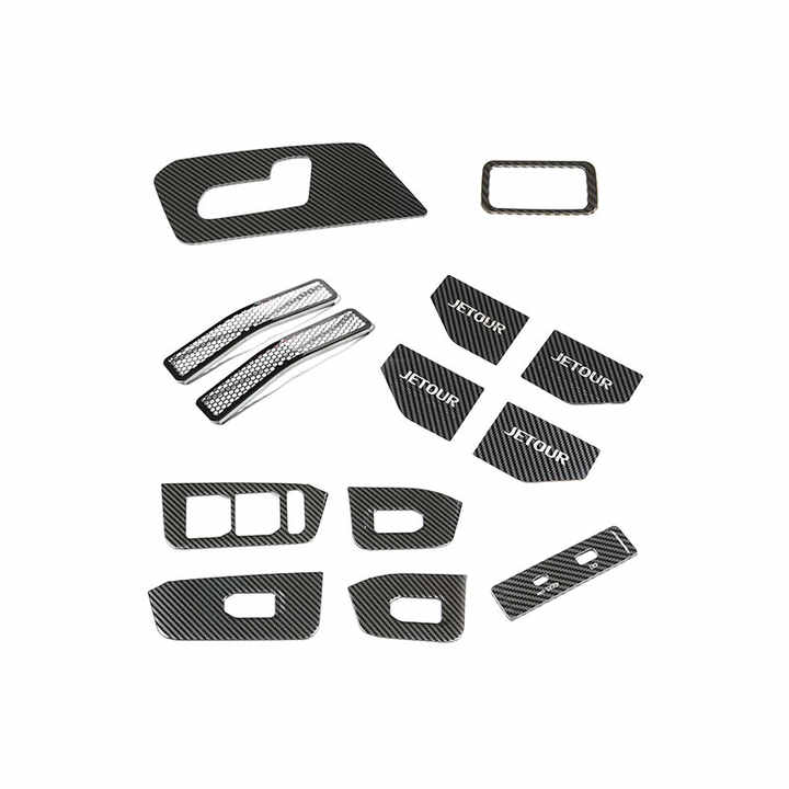 Carbon Fiber Car Interior Accessories For Jetour 
