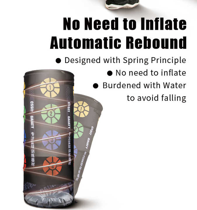 Pop-up basketball defender. 