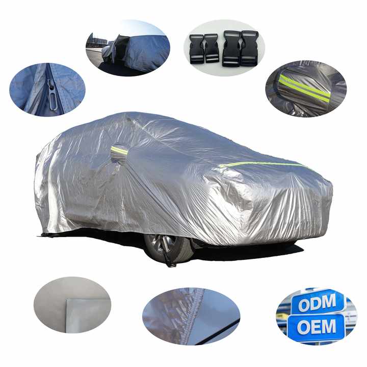 Custom PEVA fabric waterproof and dustproof luxury umbrella. 