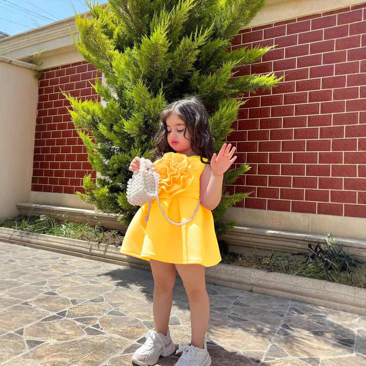 Baby Girls Summer Sleeveless Ruffle Clothes 