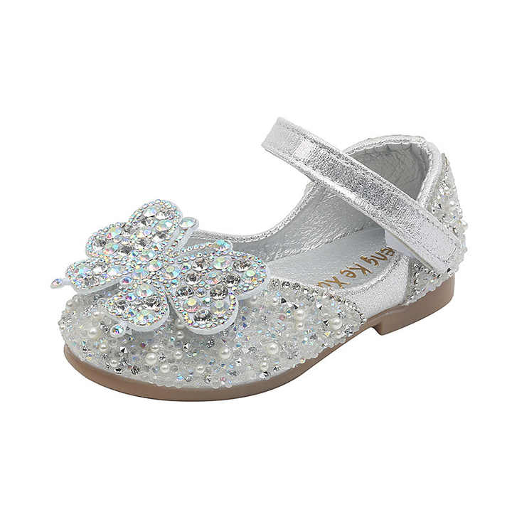 Girls Sequin Flat Shoes 