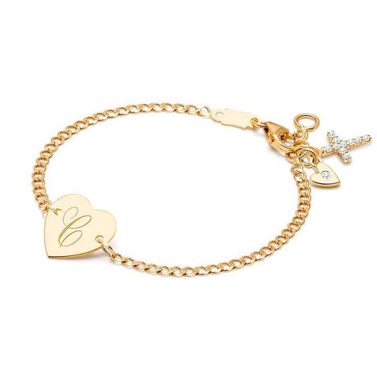 Children's Accessories Heart Shaped Children's Bracelet 