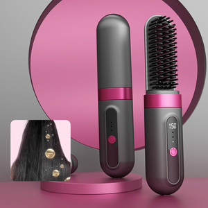 Customizable Wireless Hair Straightener Portable. 