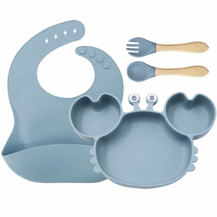 الأكثر مبيعًا سيليكون لطعام الأطفال مجموعة . Best Selling Silicone Baby Food Set