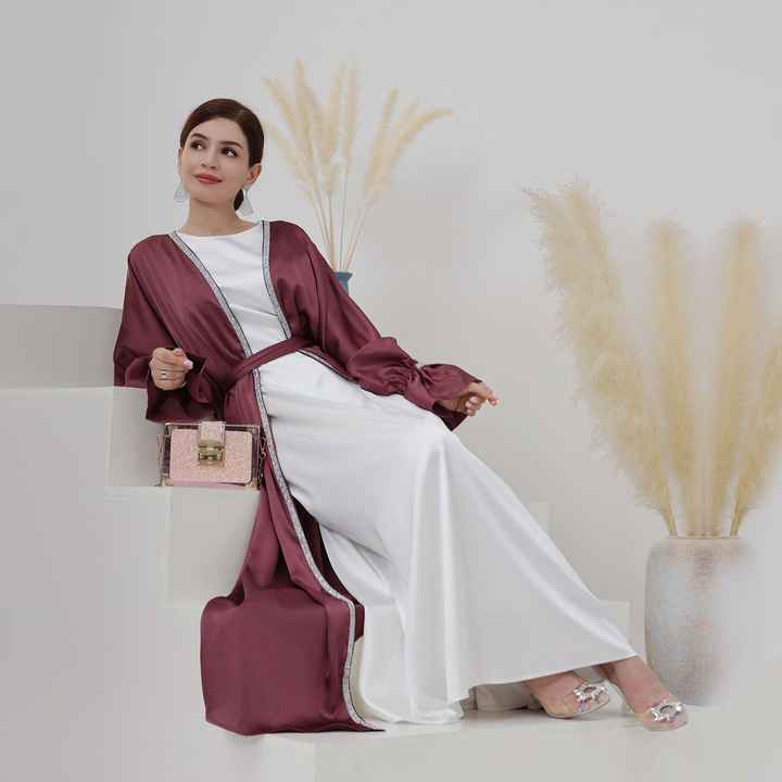 Elegant colorful abaya 