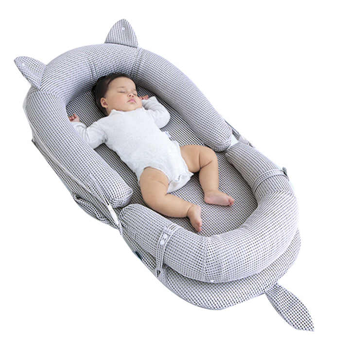 3D Breathable Mesh Baby Bed 