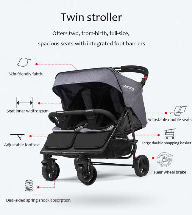 twin stroller