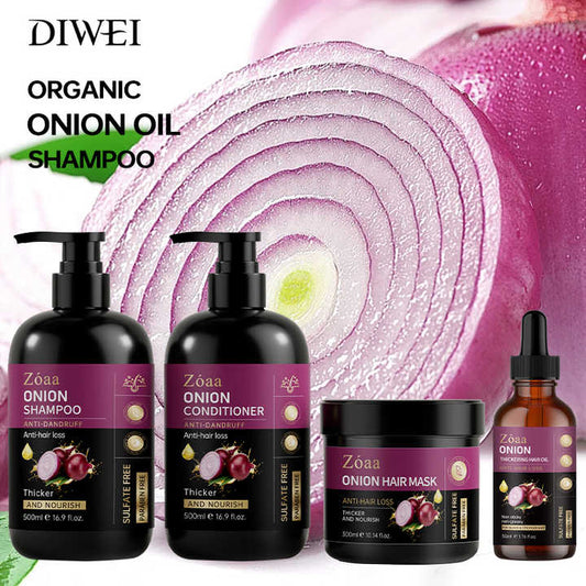 DIWEI Onion Biotin Shampoo-Shampoo and Conditioner Set 