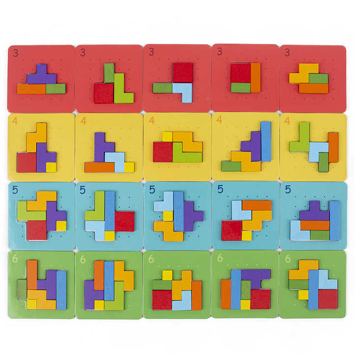 Educational games, wooden puzzles 