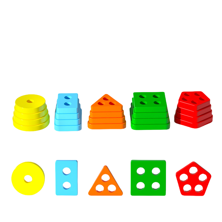 Wooden Color Recognition Puzzles, Suitable for Children. 